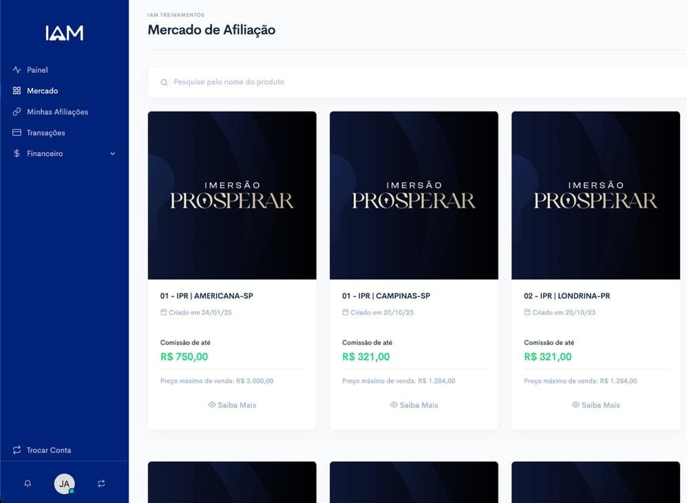 Gestão de afiliados na web